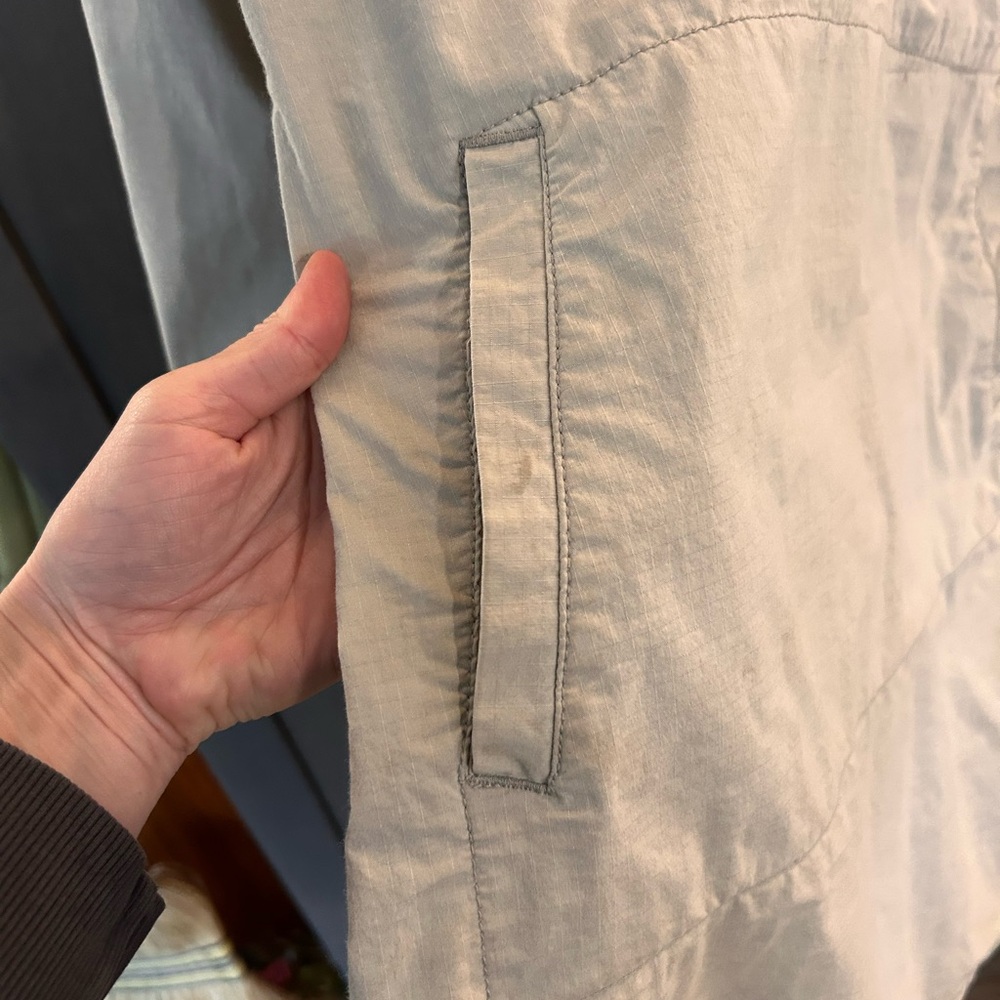 Title Nine Wren Utility Shirt Dress light gray - Picture 6 of 9